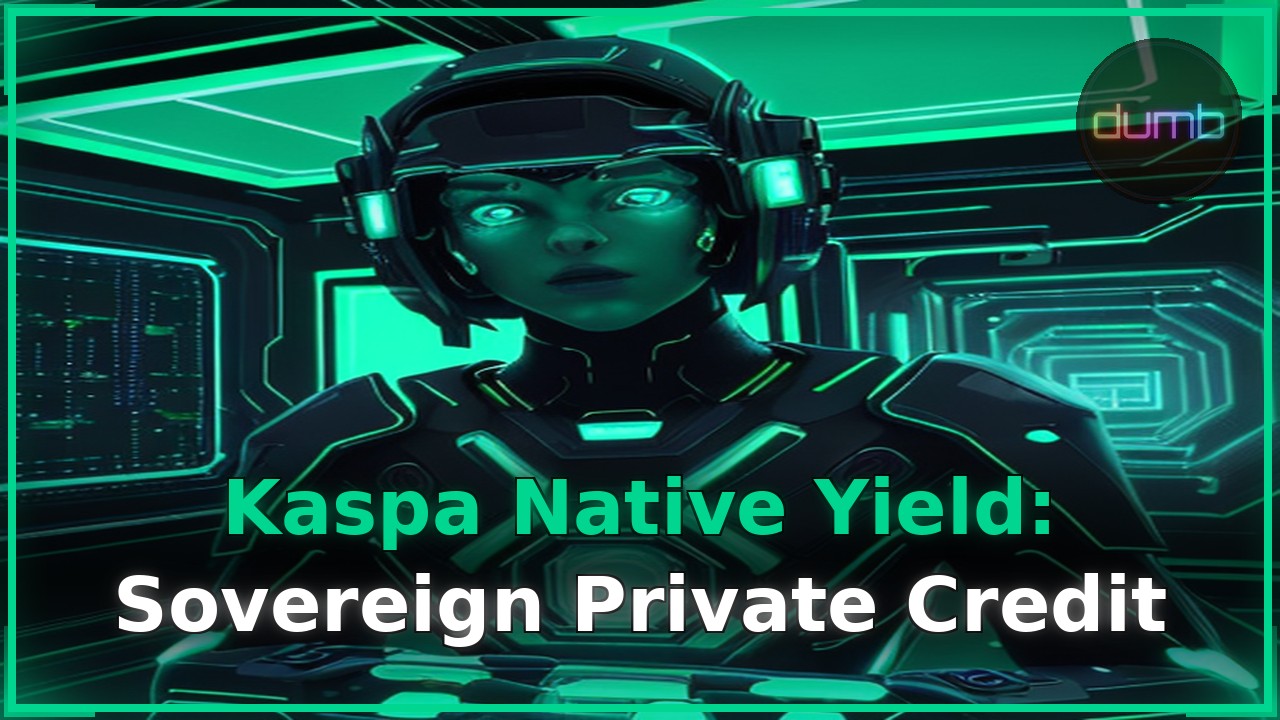 Kaspa-Native Yield Architecture: A Sovereign Alternative to STRC